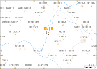 map of Kʼeta