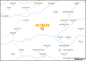 map of Kʼetʼberē