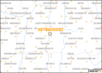 map of Kétbükkiköz