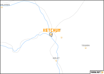 map of Ketchum