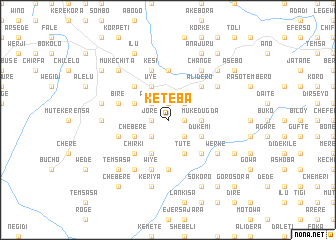 map of Keteba