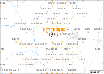 map of Kétékpa