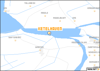 map of Ketelhaven