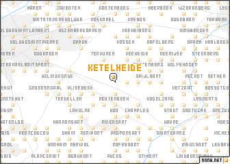map of Ketelheide