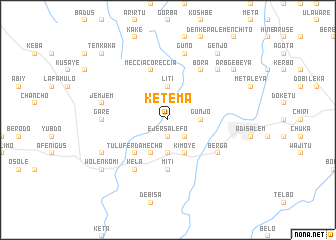 map of Ketema