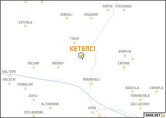 map of Ketenci