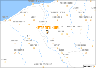map of Ketençukuru