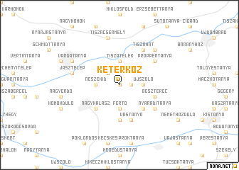 map of Kétérköz