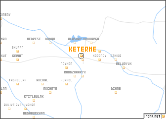 map of Këtërme