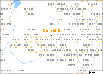 map of Ketesan