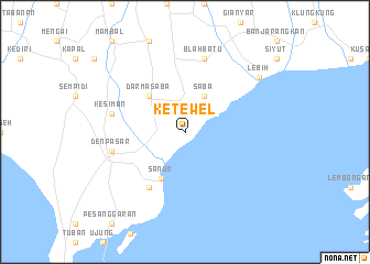 map of Ketewel