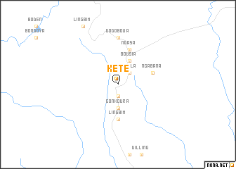 map of Kété