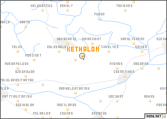 map of Kéthalom