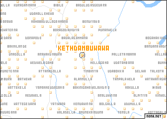 map of Kethdambuwawa