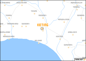 map of Keting