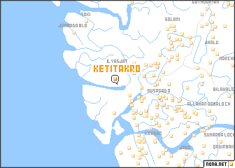 map of Keti Takro