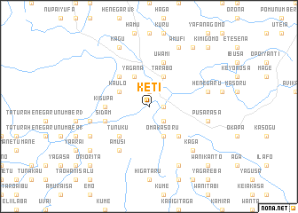 map of Keti