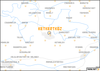 map of Kétkertköz