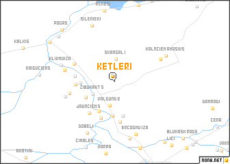 map of (( Ķetlēri ))