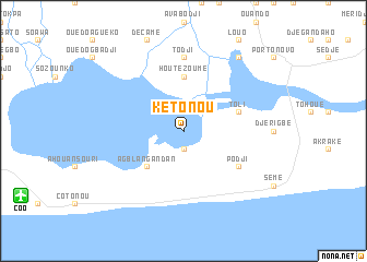 map of Kétonou