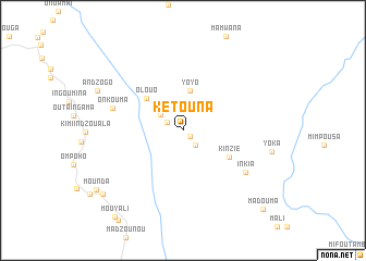 map of Kétouna