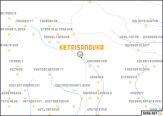 map of Ketrisanovka