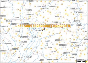 map of Ketshaşt-e Ābādān-e Chahārdeh