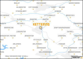 map of Kettering