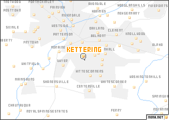 map of Kettering