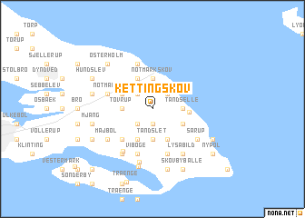 map of Kettingskov