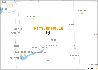 map of Kettlersville