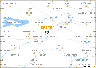 map of Ketton