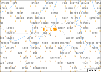 map of Ketuma