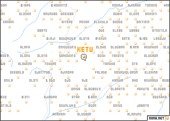 map of Ketu