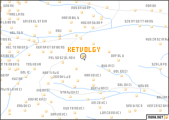 map of Kétvölgy