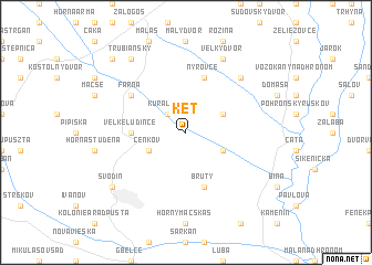 map of Keť