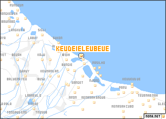 map of Keudeieleubeue