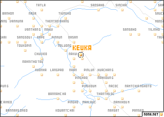 map of Keu Ka