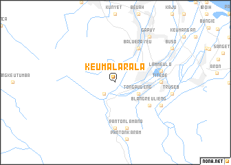 map of Keumala-rala