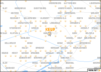 map of Keup