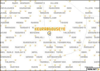 map of Keur Abdou Sèye