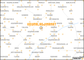 map of Keur Al Adji Mamat