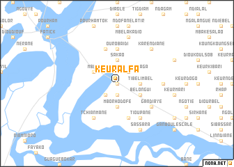 map of Keur Alfa