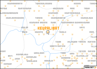 map of Keur Ali Bât