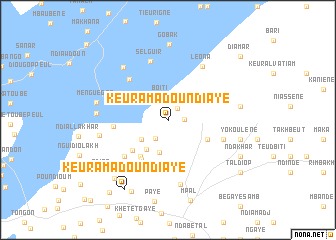 map of Keur Amadou Ndiaye