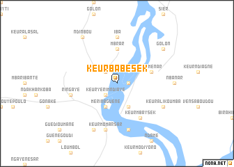 map of Keur Babesek