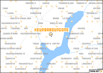 map of Keur Babou Ngoné