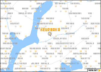 map of Keur Baka