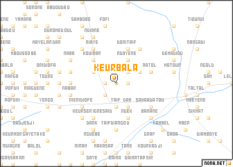 map of Keur Bala