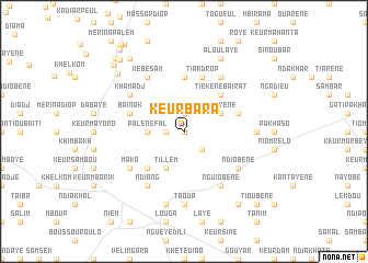 map of Keur Bara